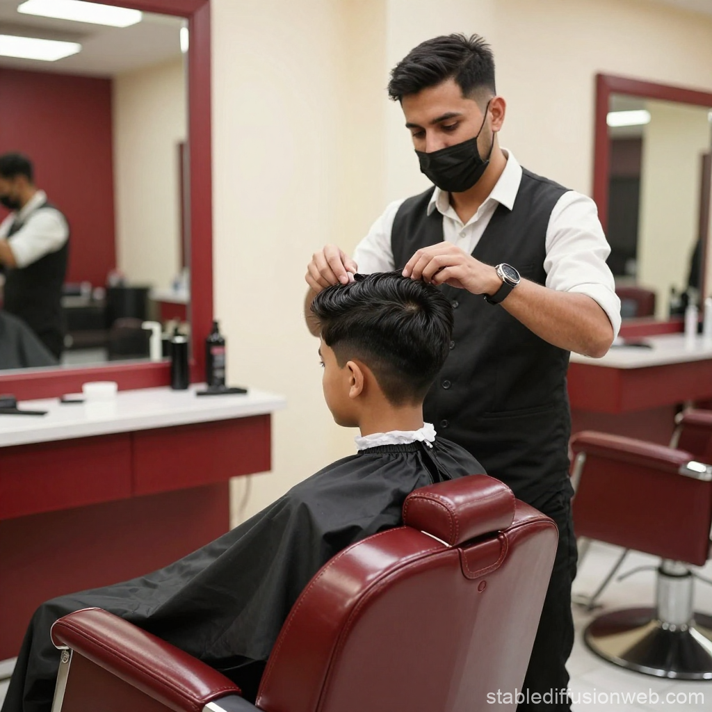 Luxury Barbershop Setup